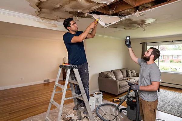 Ceiling Water Damage Restoration Chino
