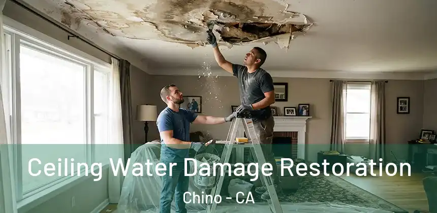  Ceiling Water Damage Restoration Chino - CA