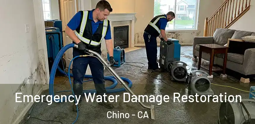 Emergency Water Damage Restoration Chino - CA
