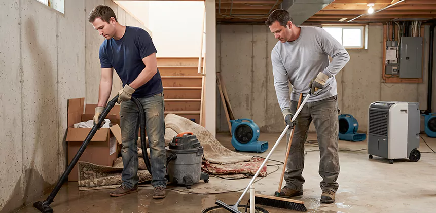 Basement Flood Water Removal in Chino